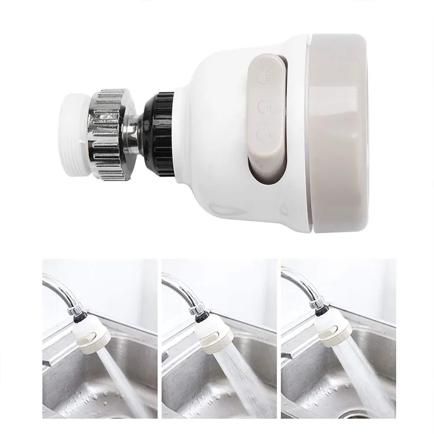 360°回転可能なシンク用キッチン蛇口ヘッド、可動蛇口延長、節水蛇口エアレーター