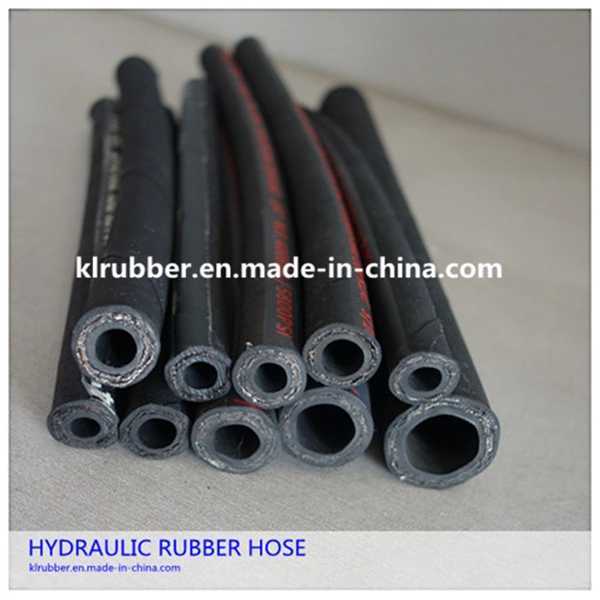 Steel Wire Braided Corrugated Hydraulic Rubber Hose